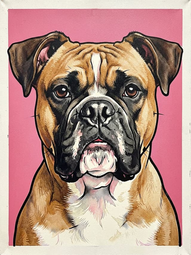 Pet portrait style 11
