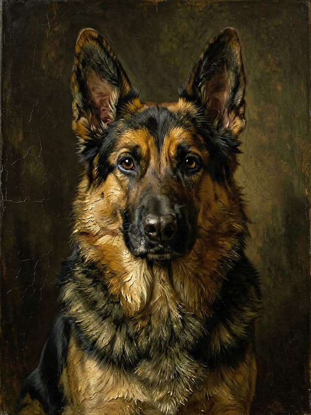 Pet portrait style 17