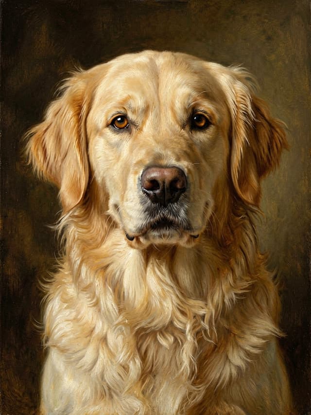Pet portrait style 1