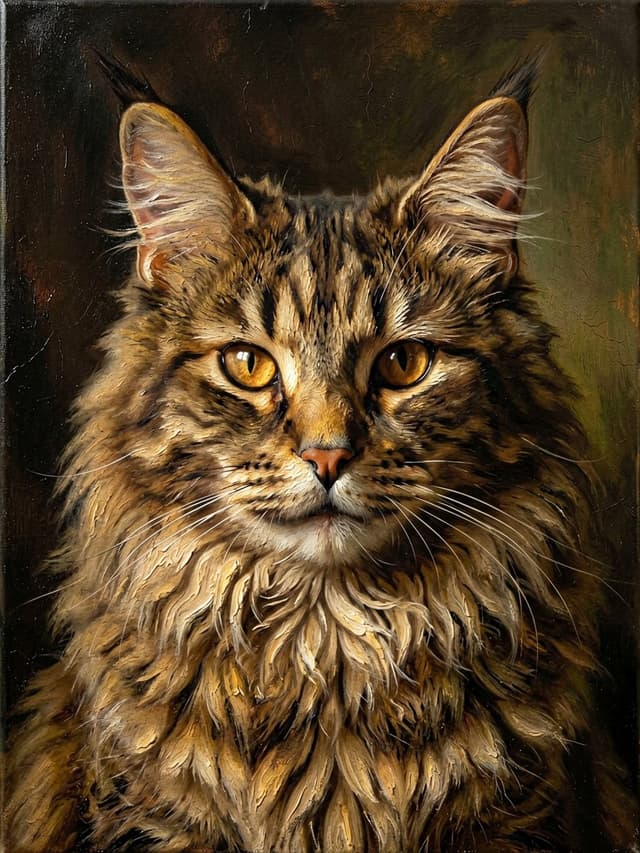 Pet portrait style 14