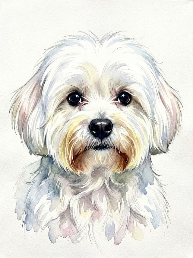 Pet portrait style 3