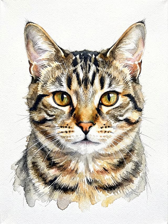 Pet portrait style 12