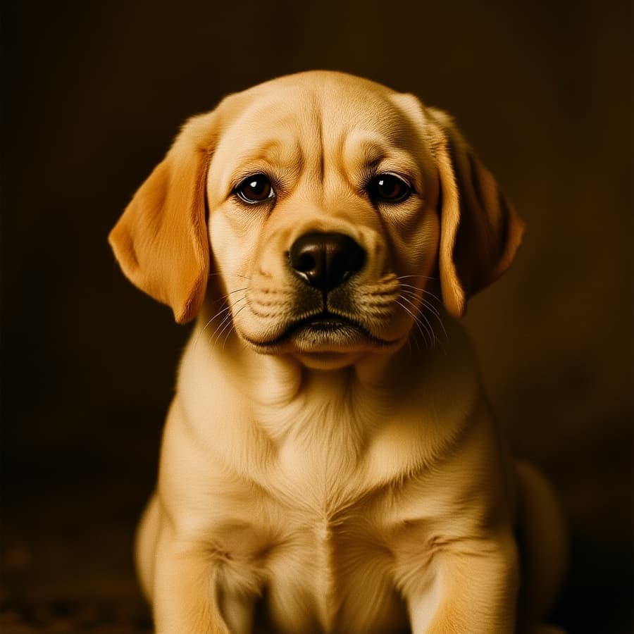 Retrato de pet no estilo Filme vintage — PetMona
