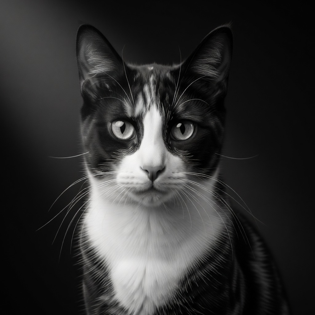 Styled pet portrait sample