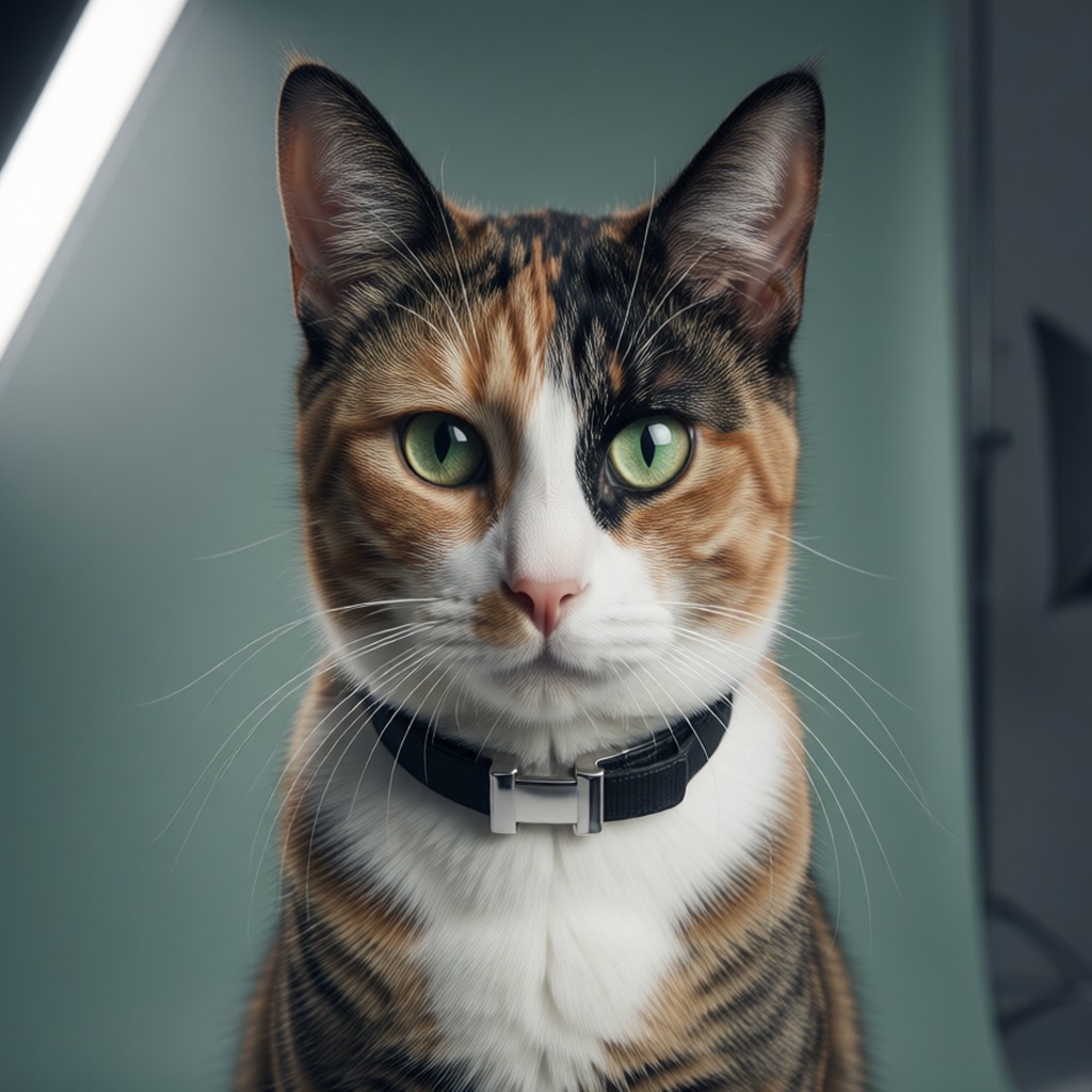 Styled pet portrait sample