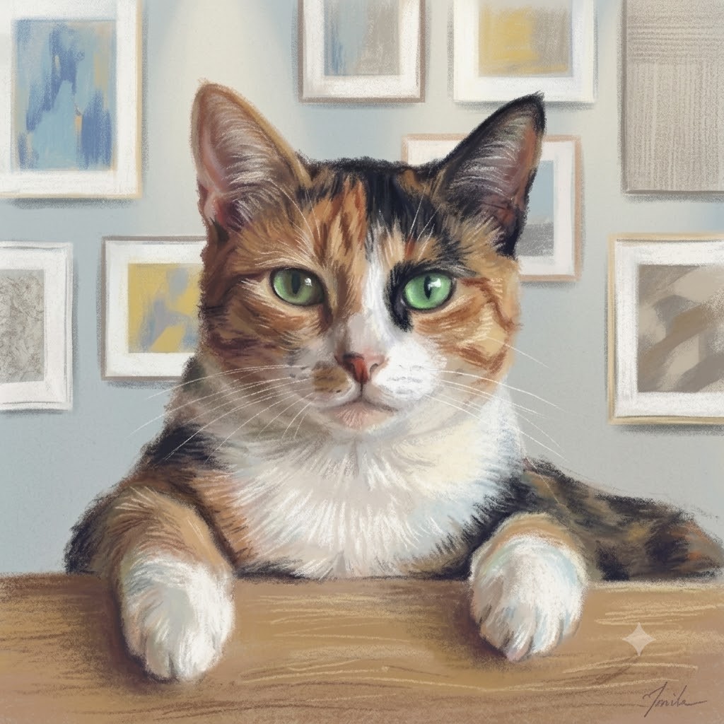 Pastel Sketch example